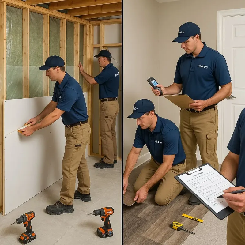 Repairs and Reconstruction process in Mount Vernon, IA